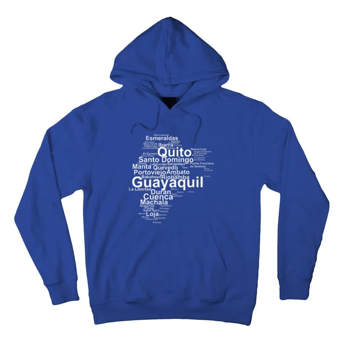 Ecuador Ecuador Outline Ecuador Travel Ecuadorian Ecuador Tall Hoodie