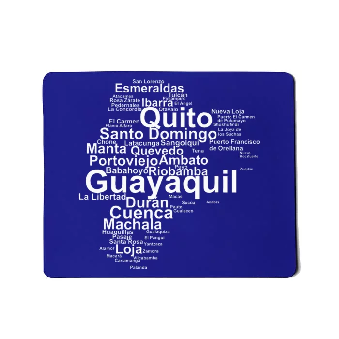 Ecuador Ecuador Outline Ecuador Travel Ecuadorian Ecuador Mousepad