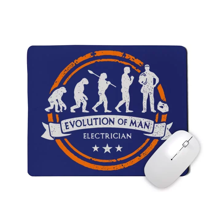 Electrician Evolution Of Man Technical Mousepad