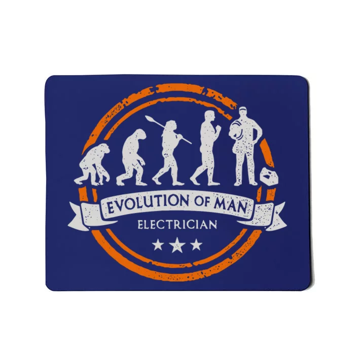 Electrician Evolution Of Man Technical Mousepad