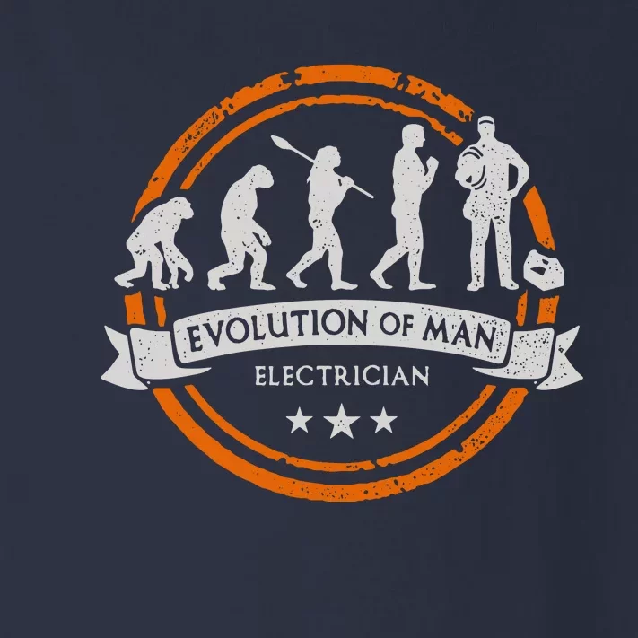 Electrician Evolution Of Man Technical Toddler Long Sleeve Shirt