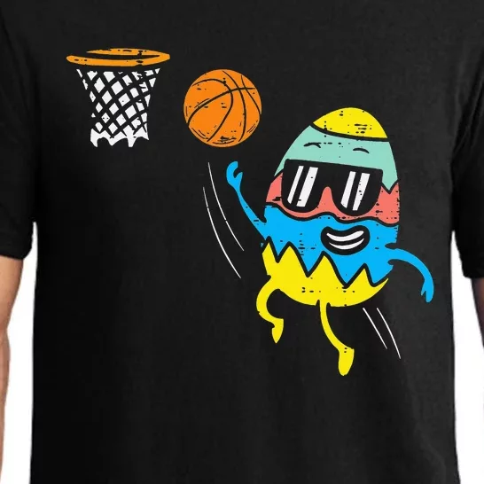 Easter Egg Playing Basketball Cute Sports Pajama Set