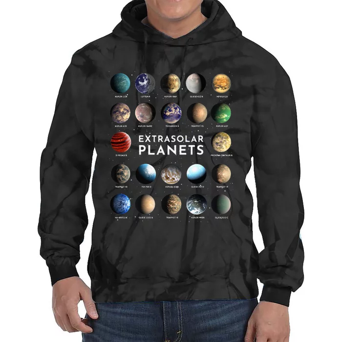 Exoplanet Extrasolar Planet Astronomy Space Astrophysics Tie Dye Hoodie