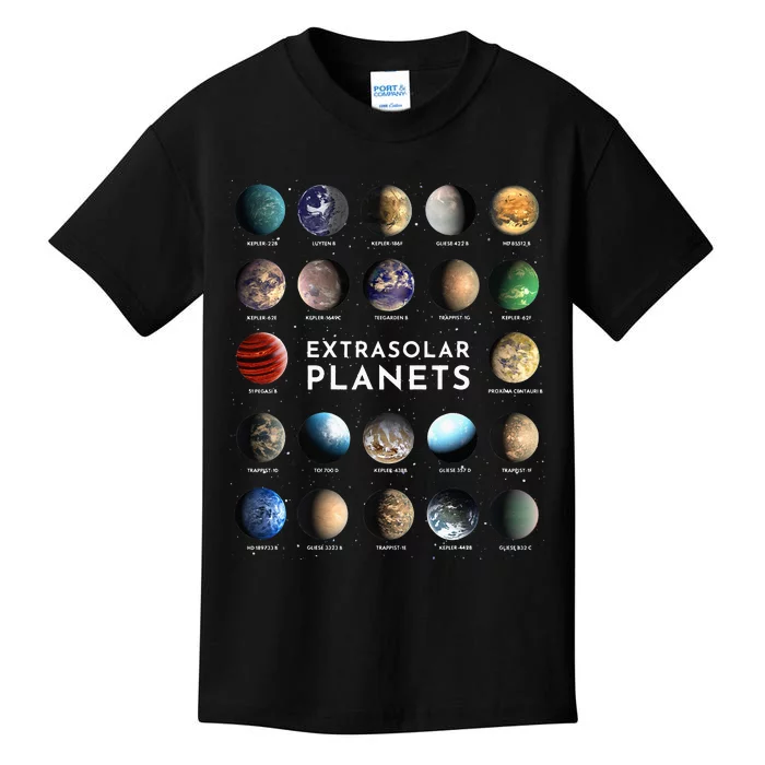 Exoplanet Extrasolar Planet Astronomy Space Astrophysics Kids T-Shirt