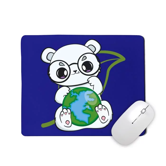 Earthday Everyday Polar Bear World Earth Day Meaningful Gift Mousepad