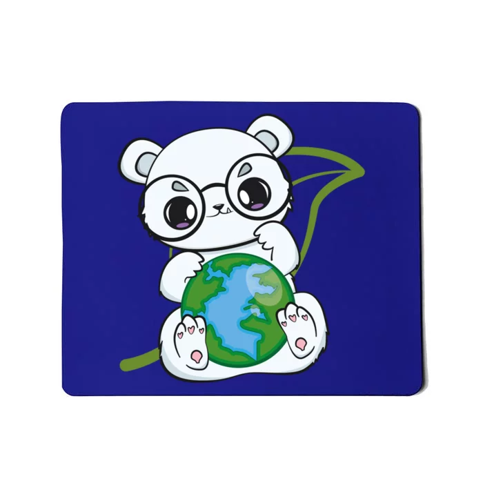 Earthday Everyday Polar Bear World Earth Day Meaningful Gift Mousepad