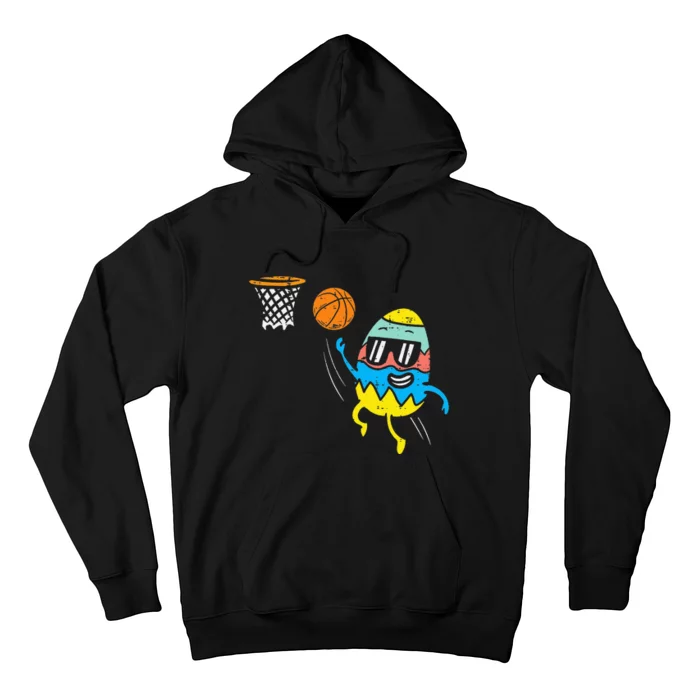 Easter Egg Playing Basketball Cute Sports Hoodie