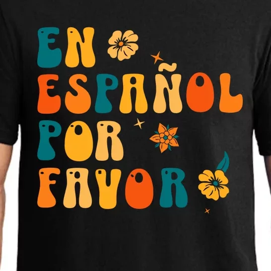 En EspañOl Por Favor Spanish Teacher Pajama Set