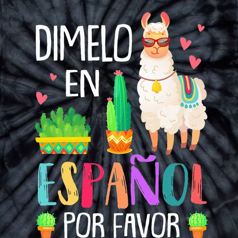 En Espanol Por Favor Bilingual Spanish Teacher Gifts Tie-Dye T-Shirt