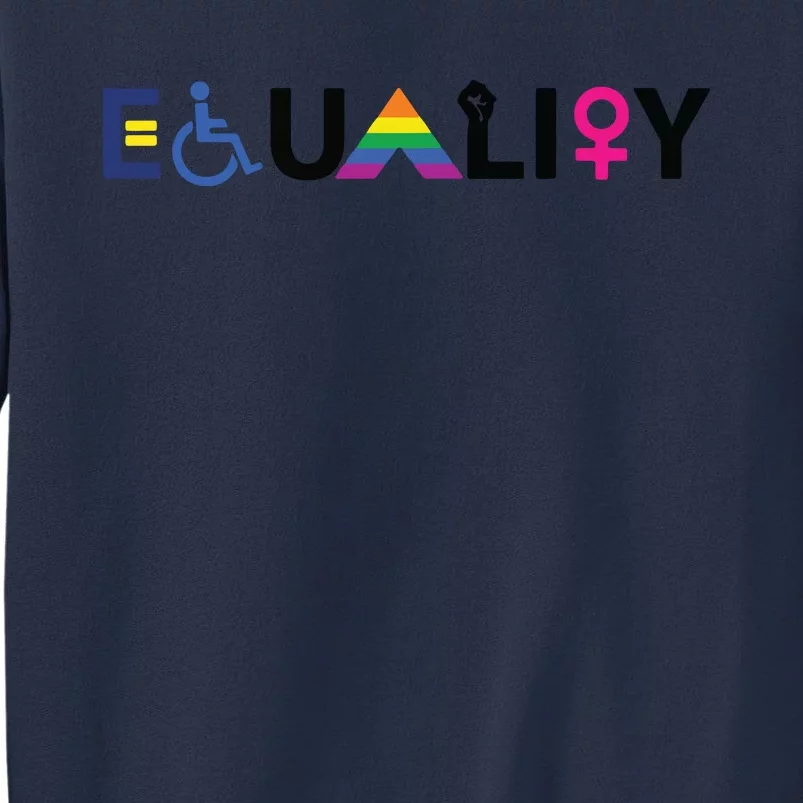 EQUALITY Equal Rights LGBTQ Ally Unity Pride Feminist Sweatshirt