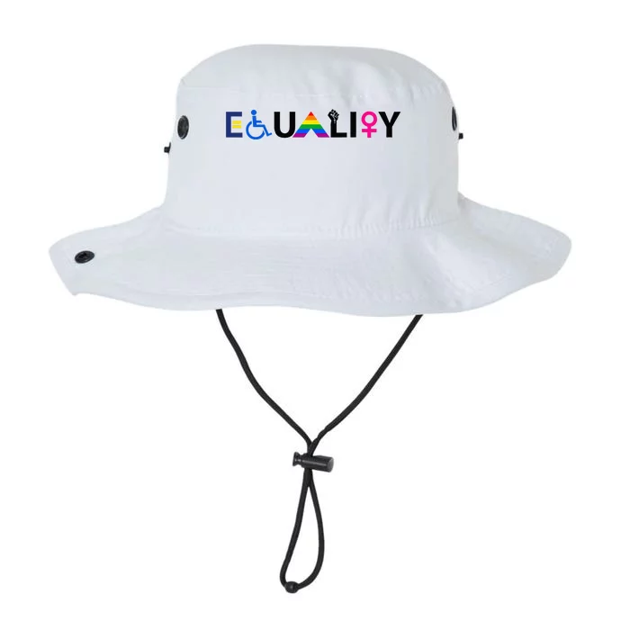 EQUALITY Equal Rights LGBTQ Ally Unity Pride Feminist Legacy Cool Fit Booney Bucket Hat