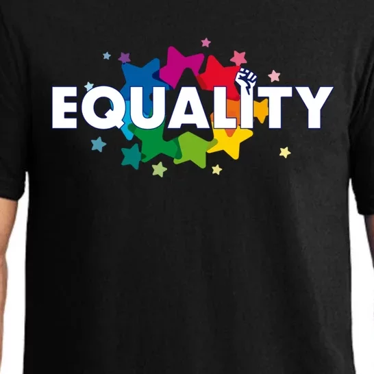 Equality Equal Rights Lgbtq Ally Unity Pride Feminist #Blm Great Gift Pajama Set