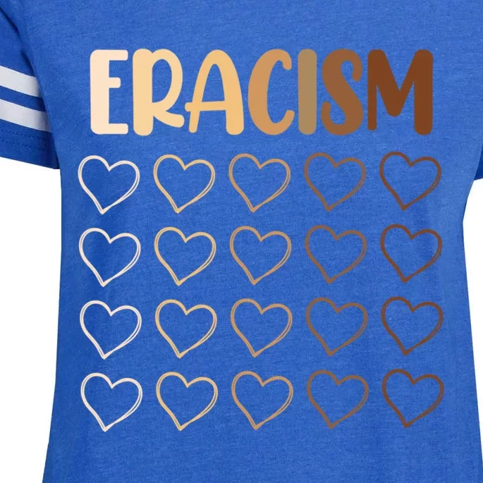 Eracism Erase Racism Antiracism Hu Rights Meaningful Gift Enza Ladies Jersey Football T-Shirt