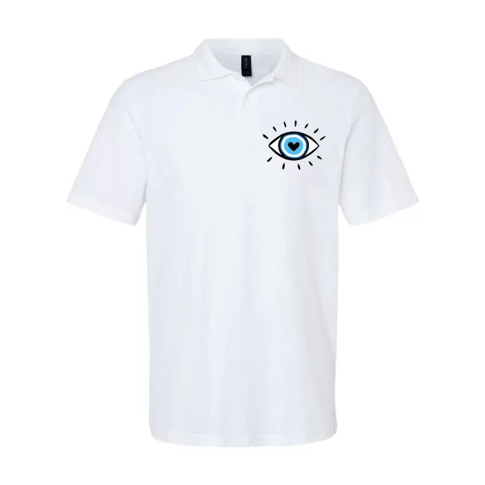 Evil Eye Spiritual Aesthetic Esoteric Mystical Themed Softstyle Adult Sport Polo