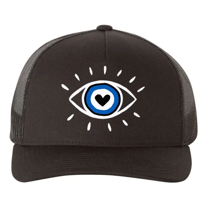 Evil Eye Spiritual Protection Esoteric Mystical Themed Yupoong Adult 5-Panel Trucker Hat