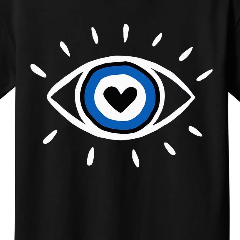 Evil Eye Spiritual Protection Esoteric Mystical Themed Kids T-Shirt