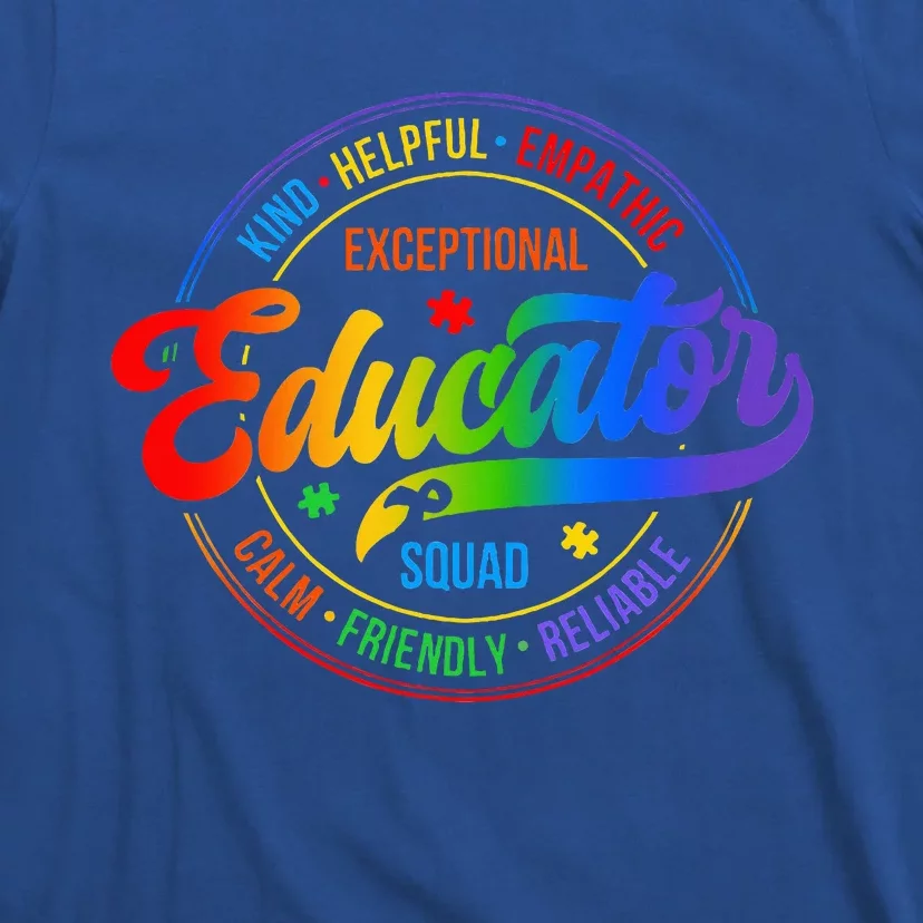 Exceptional Educator Squad Special Education T-Shirt