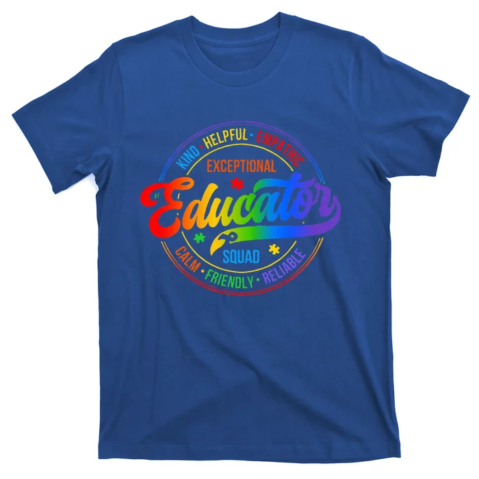 Exceptional Educator Squad Special Education T-Shirt