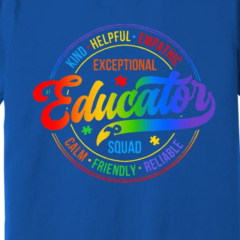 Exceptional Educator Squad Special Education Premium T-Shirt