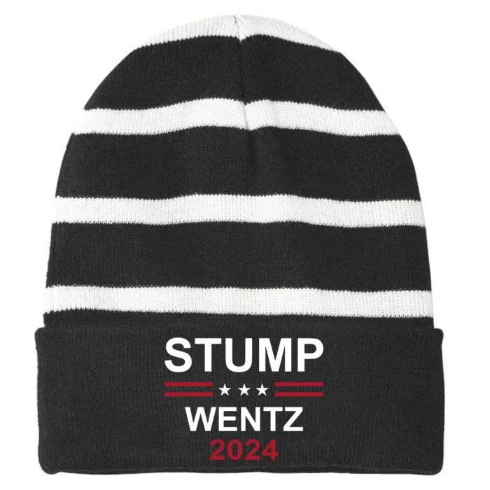 Elder Emo Stump Wentz 2024 Striped Beanie with Solid Band