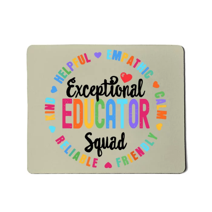 Exceptional Educator Squad Special Education Teacher Mousepad