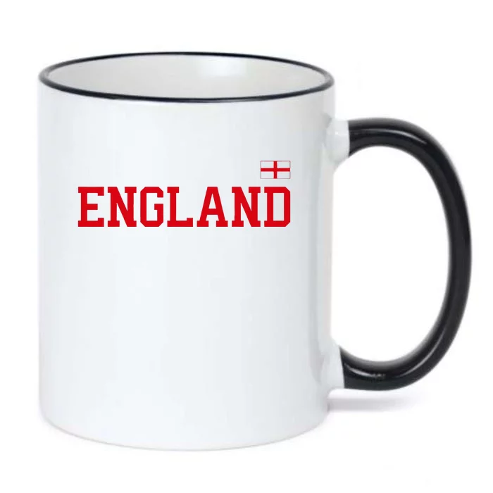 England English Soccer English Flag Black Color Changing Mug