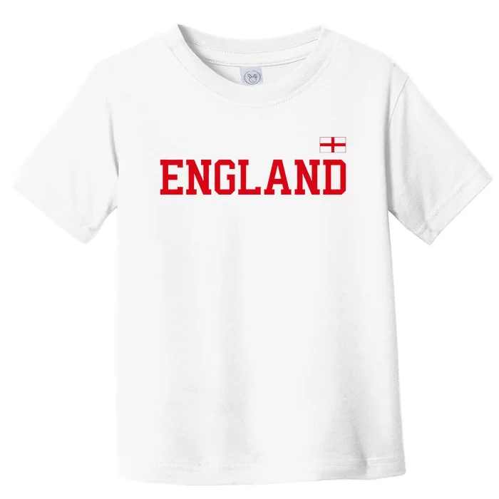 England English Soccer English Flag Toddler T-Shirt