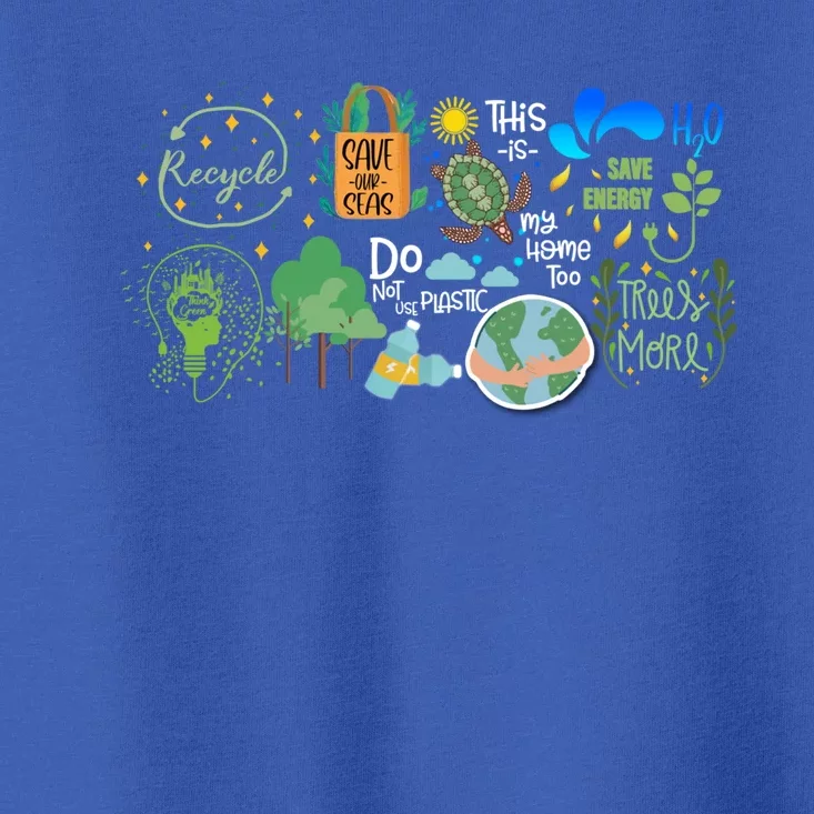 Eco Energy Save The Planet Earth Day Climate Change Great Gift Toddler T-Shirt