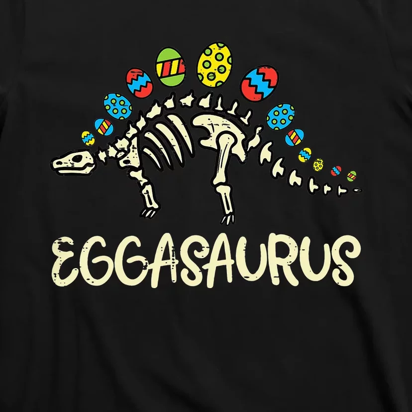 Eggasaurus Easter Stegosaurus Dinosaur T-Shirt