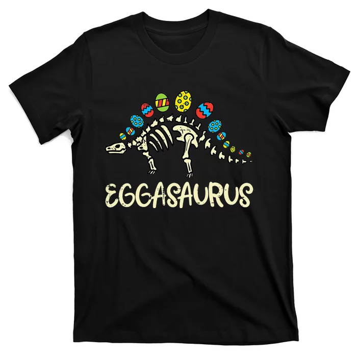 Eggasaurus Easter Stegosaurus Dinosaur T-Shirt