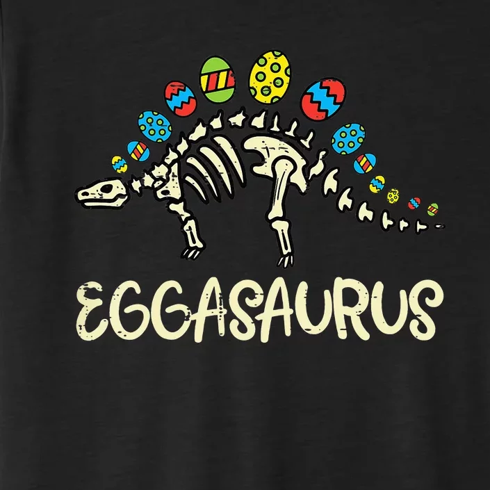 Eggasaurus Easter Stegosaurus Dinosaur ChromaSoft Performance T-Shirt