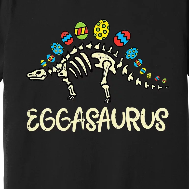 Eggasaurus Easter Stegosaurus Dinosaur Premium T-Shirt