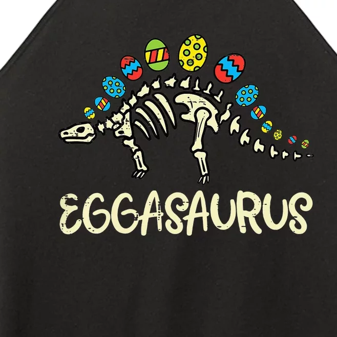 Eggasaurus Easter Stegosaurus Dinosaur Women’s Perfect Tri Rocker Tank