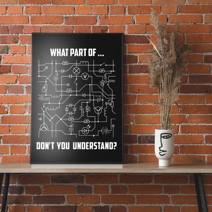 Electrical Engineering Shirts Electrical Engineer Gifts Men Poster