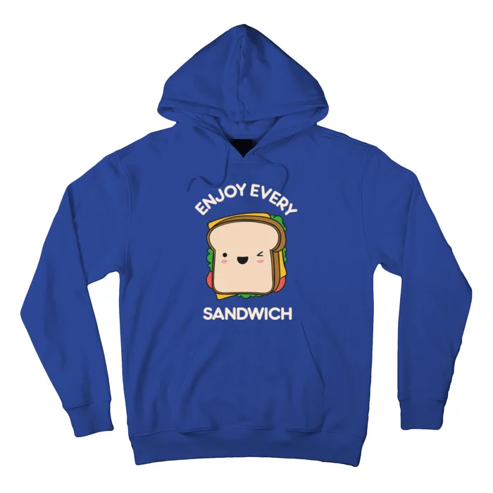 Enjoy Every Sandwich Kawaii Cute Foodie Warren Zevon Quote Funny Gift Hoodie