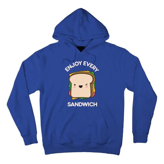 Enjoy Every Sandwich Kawaii Cute Foodie Warren Zevon Quote Funny Gift Tall Hoodie