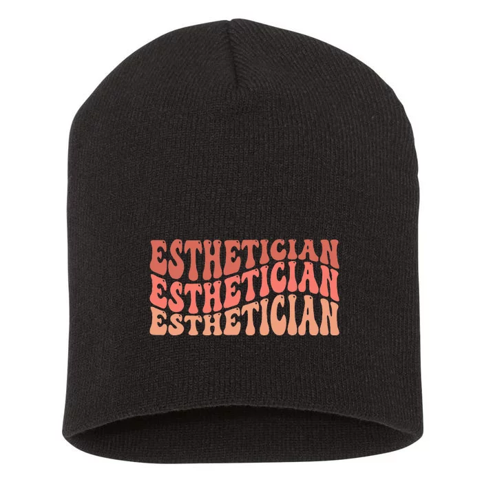 Esthetician Short Acrylic Beanie