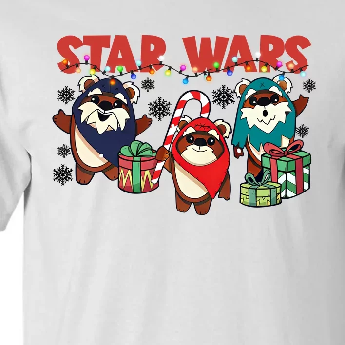 Ewoks Endor Star Christmas Wars Christmas Tall T-Shirt