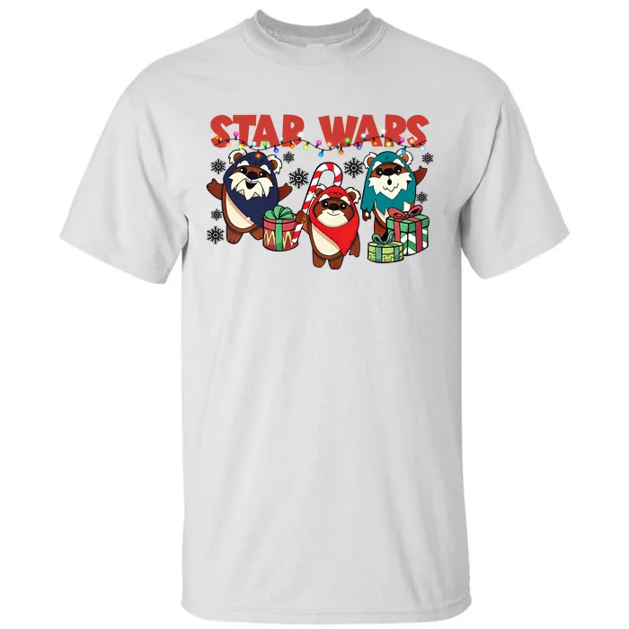 Ewoks Endor Star Christmas Wars Christmas Tall T-Shirt