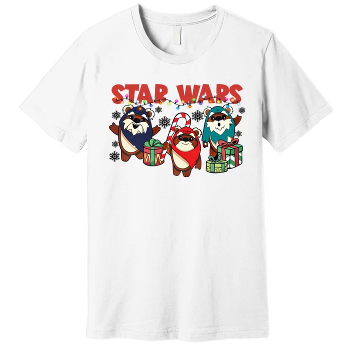 Ewoks Endor Star Christmas Wars Christmas Premium T-Shirt