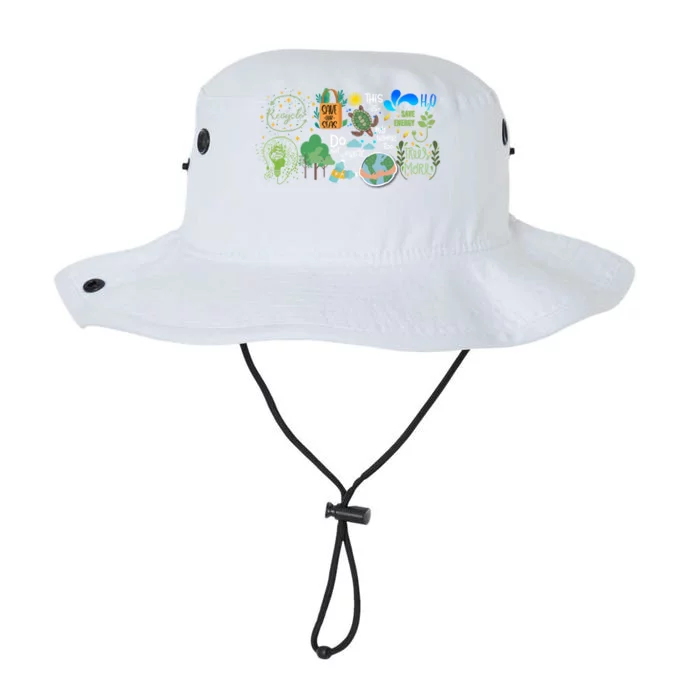 Eco Energy Save The Planet Climate Change Earth Day Gift Legacy Cool Fit Booney Bucket Hat