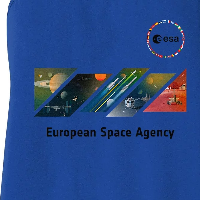 Esa European Space Agency This Is Esa’S Mission Women's Racerback Tank