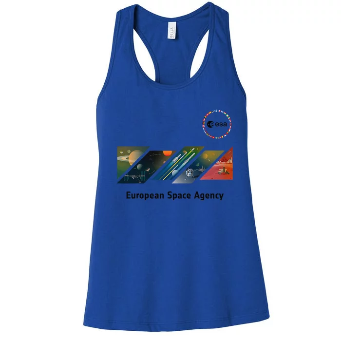 Esa European Space Agency This Is Esa’S Mission Women's Racerback Tank