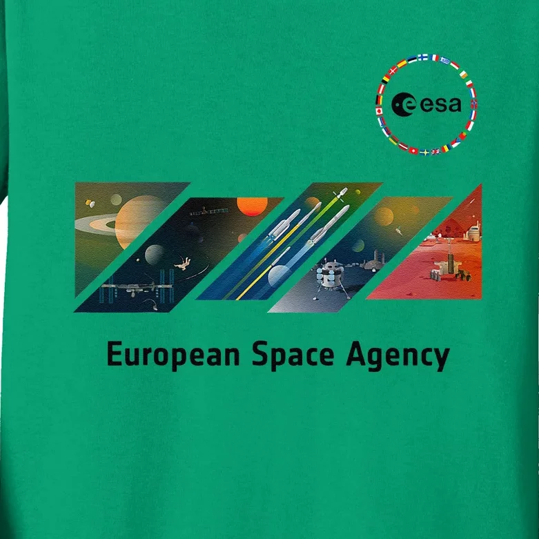 Esa European Space Agency This Is Esa’S Mission Kids Long Sleeve Shirt