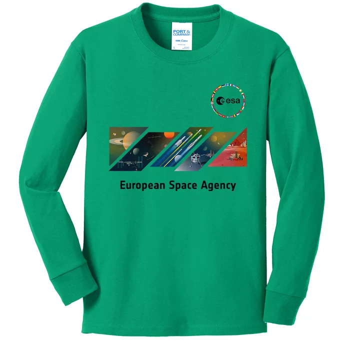 Esa European Space Agency This Is Esa’S Mission Kids Long Sleeve Shirt