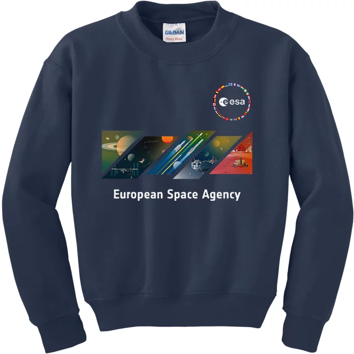 Esa European Space Agency This Is Esa’S Mission Kids Sweatshirt