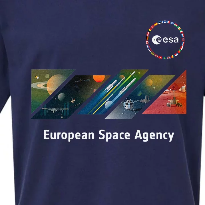 Esa European Space Agency This Is Esa’S Mission Sueded Cloud Jersey T-Shirt