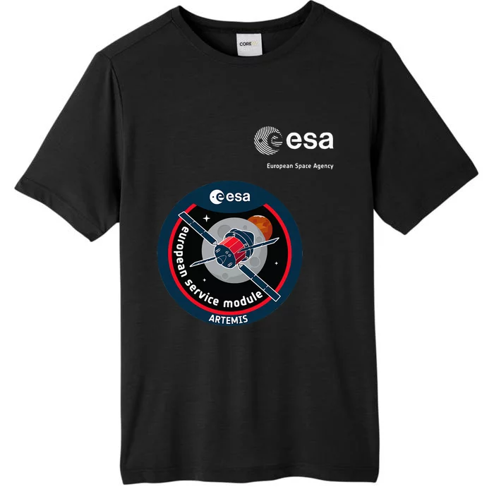 Esa European Space Agency Mission Esm Artemis Patch ChromaSoft Performance T-Shirt