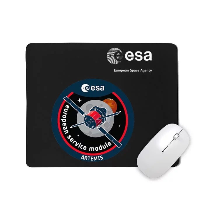 Esa European Space Agency Mission Esm Artemis Patch Mousepad