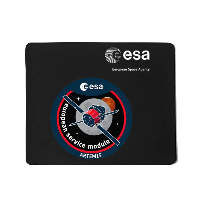 Esa European Space Agency Mission Esm Artemis Patch Mousepad